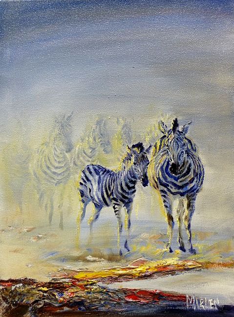 zebras family